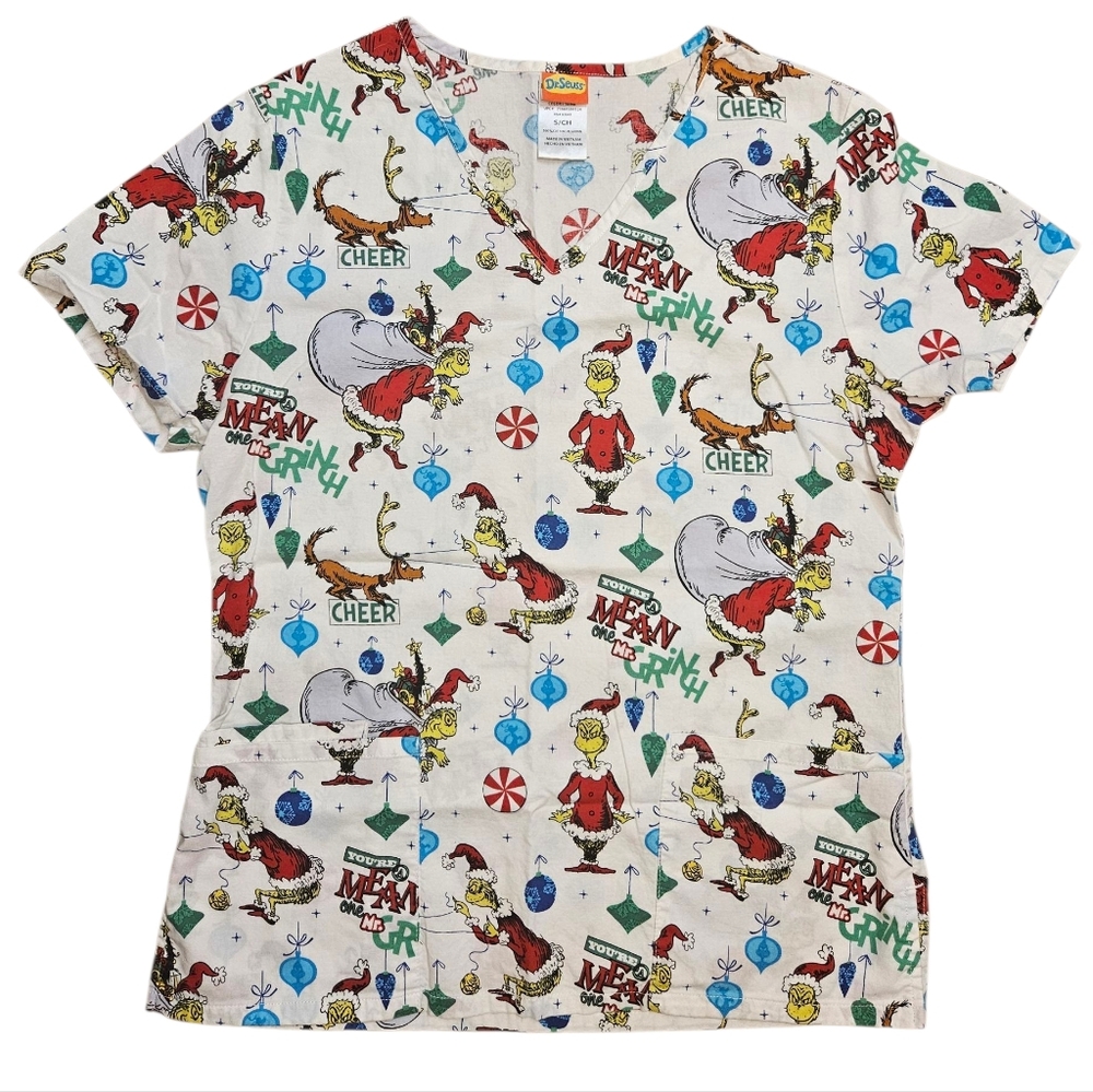 Dr. Suess Small Scrub Top